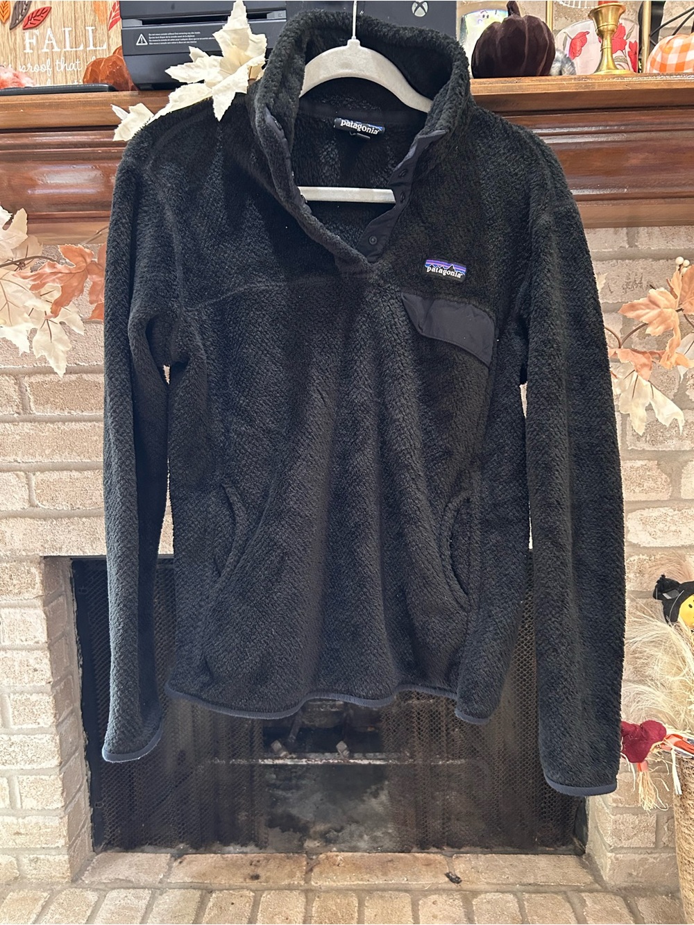 Patagonia Black Fleece Snap-T Pullover EUC